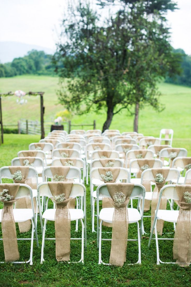 White Steel Poly Folding Chair For Events