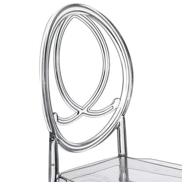 Clear Infinity Chair For Events – Cushion Included