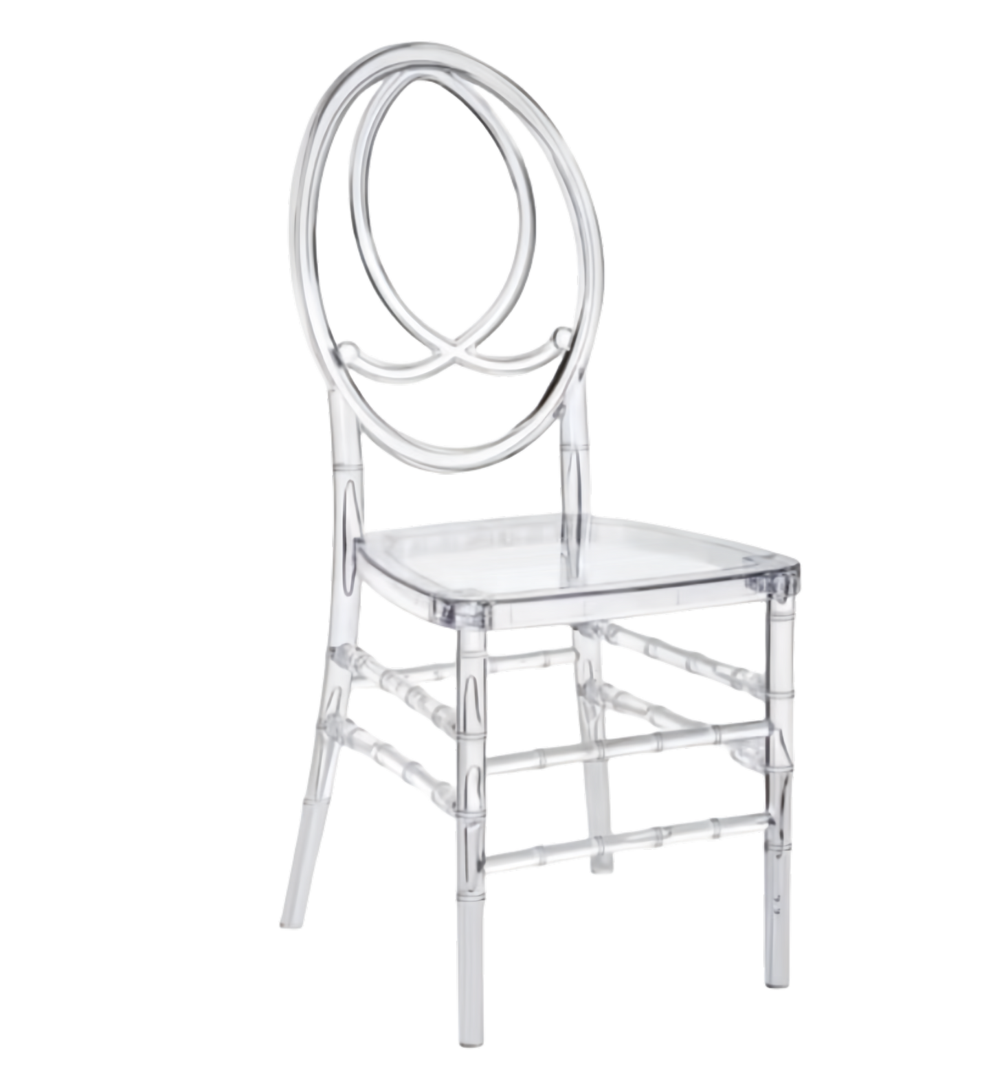 Clear Infinity Chair For Events – Cushion Included